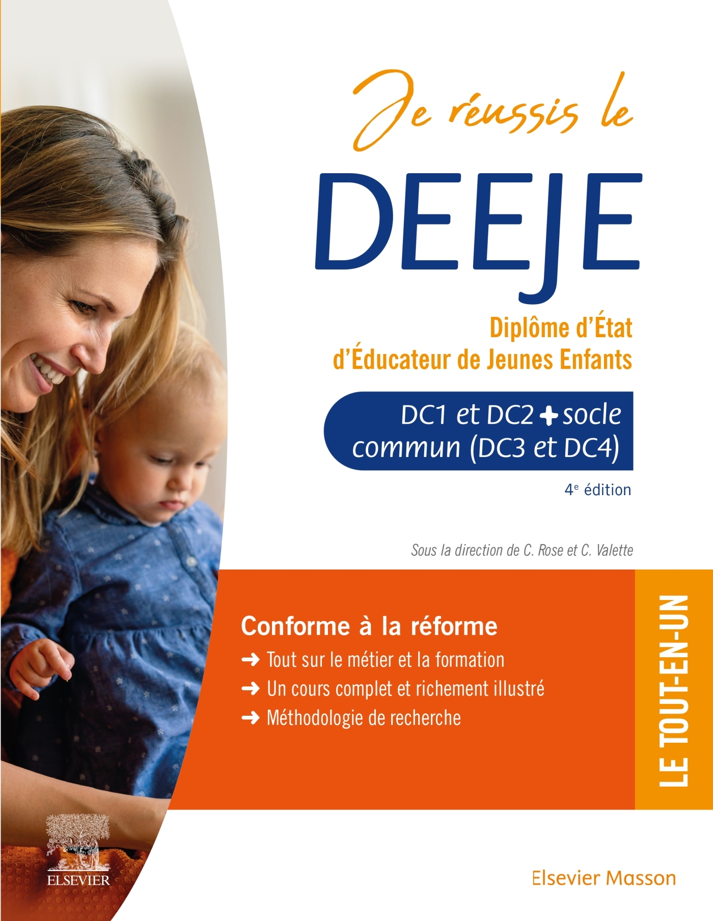 Je réussis le DEEJE. Diplôme d'État d'éducateur de jeunes enfants, Socle commun + option (9782294777547-front-cover)