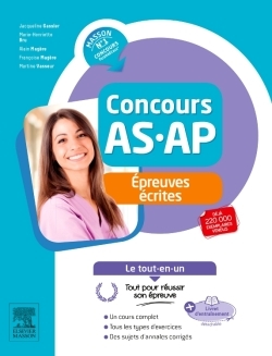 Concours AS/AP - Epreuves écrites - Le tout-en-un, Avec livret d'entraînement (9782294745676-front-cover)