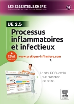 Processus inflammatoires et infectieux - UE 2.5, Avec accès au site internet pratique-infirmiere.com (9782294741104-front-cover)