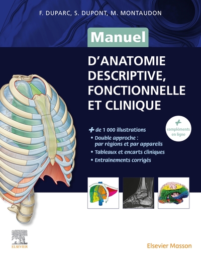 Manuel d'anatomie descriptive, fonctionnelle et clinique (9782294763472-front-cover)