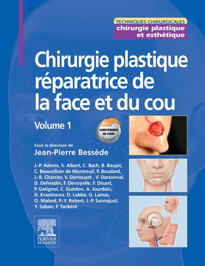 Chirurgie plastique réparatrice de la face et du cou - Volume 1 (9782294772610-front-cover)