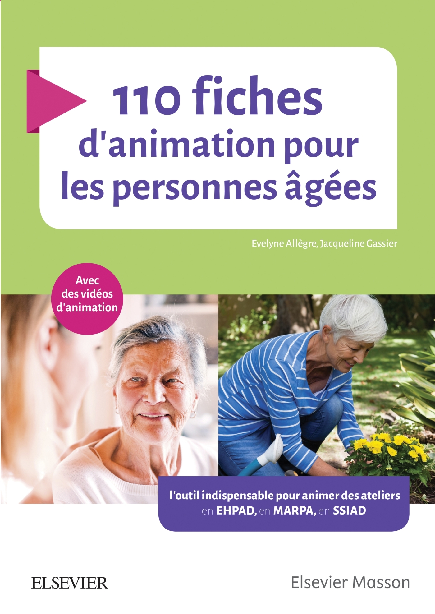 110 fiches d'animation pour les personnes âgées, Avec des vidéos d'animation (9782294763656-front-cover)