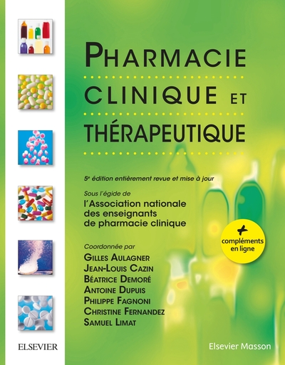 Pharmacie clinique et thérapeutique (9782294750779-front-cover)