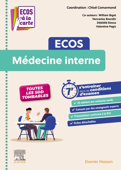 ECOS Médecine interne, ECOS à la carte (9782294789304-front-cover)