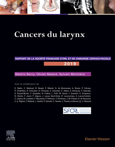 Cancers du larynx, Rapport SFORL 2019 (9782294766763-front-cover)