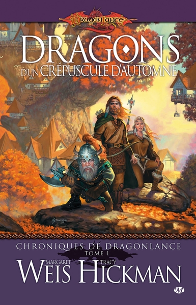Chroniques de Dragonlance, T1 : Dragons d'un crépuscule d'automne (9782811200091-front-cover)