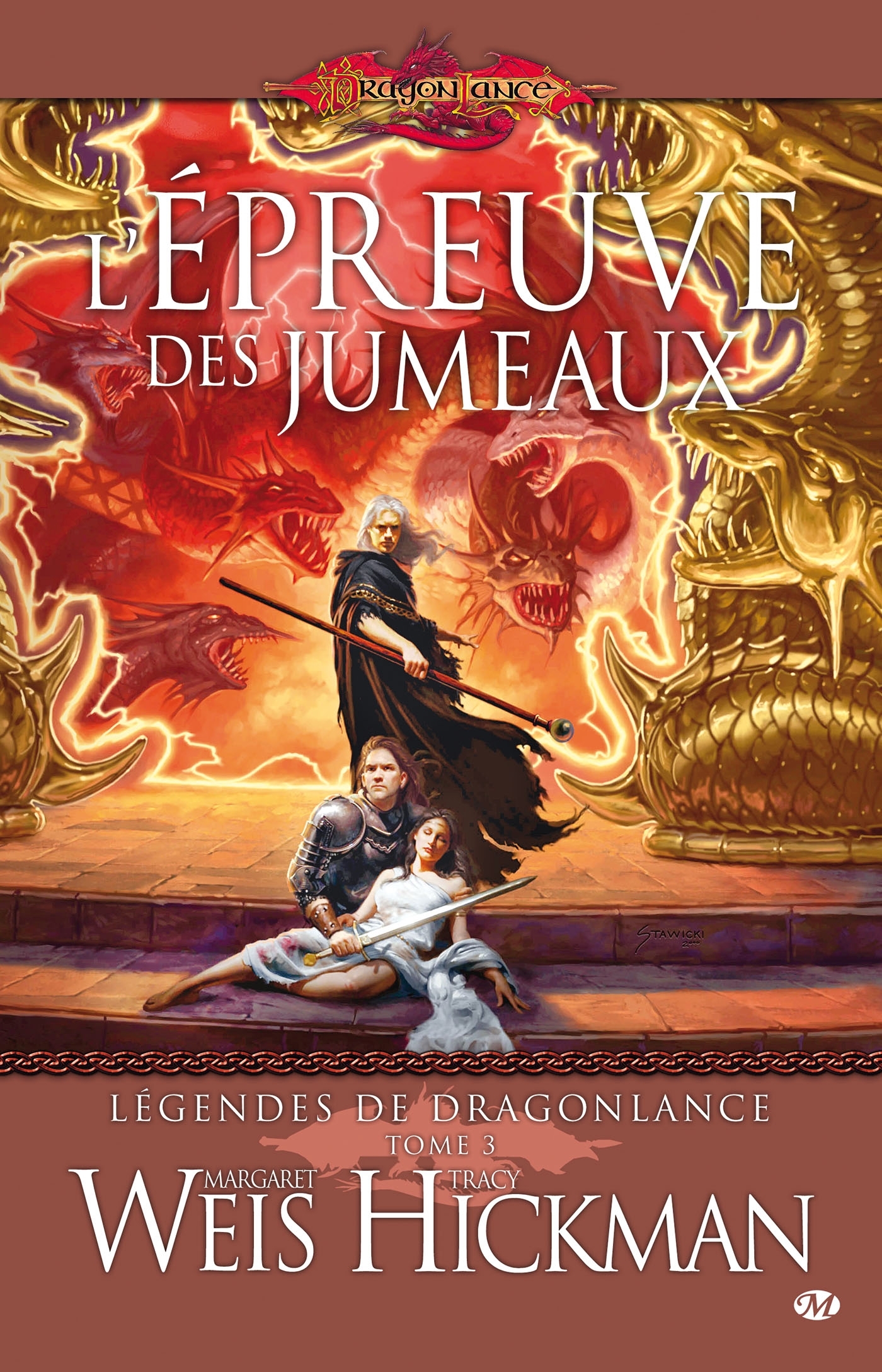Légendes de Dragonlance, T3 : L'Épreuve des jumeaux (9782811200978-front-cover)