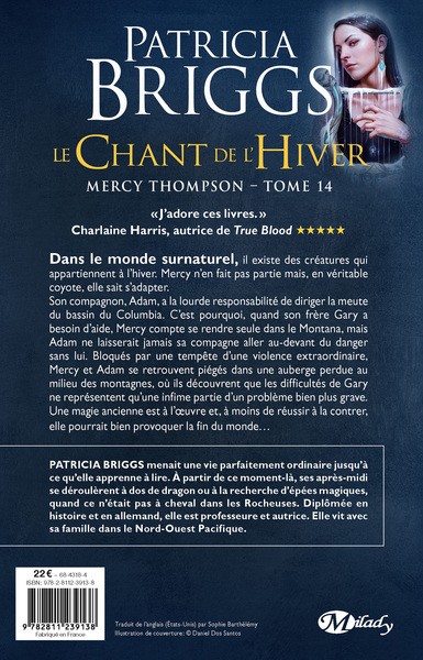 Mercy Thompson, T14 : Le Chant de l'hiver (9782811222635-back-cover)