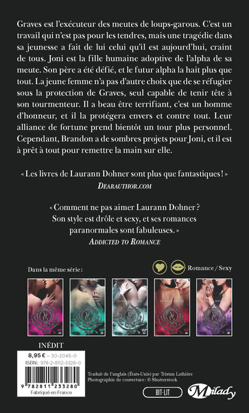 Vampires, Lycans, Gargouilles, T12 : Graves (9782811233280-back-cover)