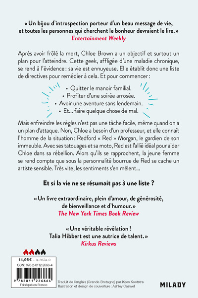 The Brown Sisters, T1 : Get a Life, Chloe Brown (9782811226664-back-cover)