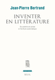 Inventer en littérature, Du poème en prose à lécriture automatique (9782021234213-front-cover)
