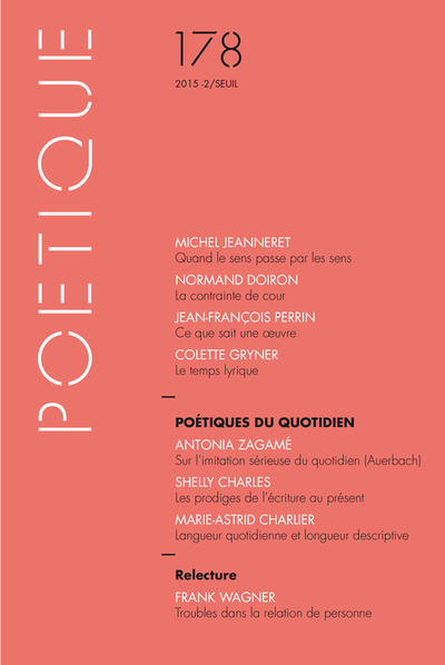 Poétique, n° 178 (9782021219500-front-cover)