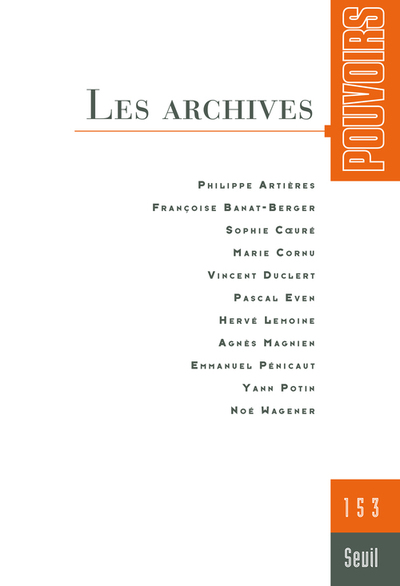 Pouvoirs n°153, tome 3, Les archives (9782021230826-front-cover)