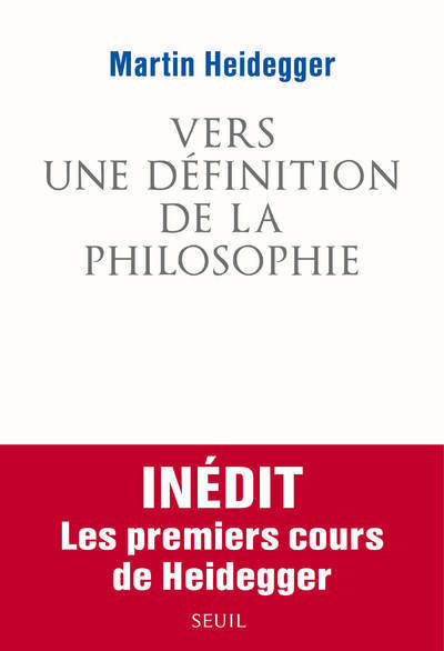 Vers une définition de la philosophie (9782021219104-front-cover)