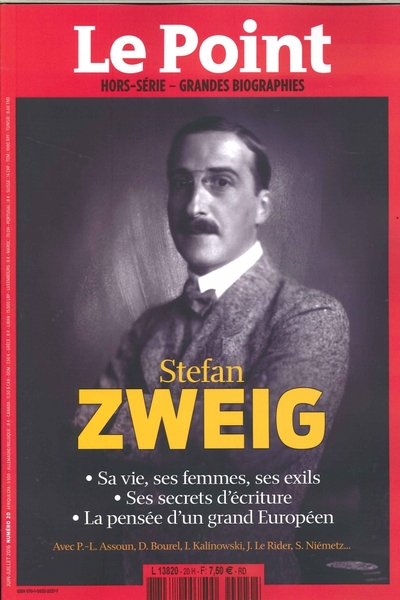 Le Point Grandes Biographies Hs N°20 Stefan Zweig Juin/Juillet 2016 (9791093232577-front-cover)