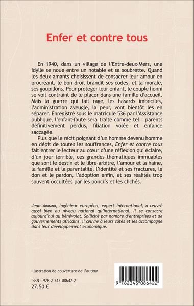 Enfer et contre tous, Récit romancé (9782343086422-back-cover)