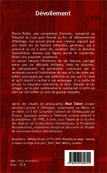 Dévoilement (9782343030722-back-cover)