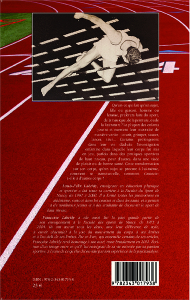 Hors-corps, Actes sportifs et logique de l'inconscient (9782343017938-back-cover)