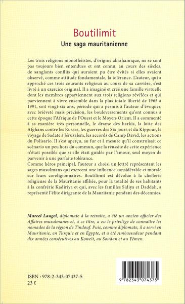 Boutilimit, Une saga mauritanienne (9782343074375-back-cover)