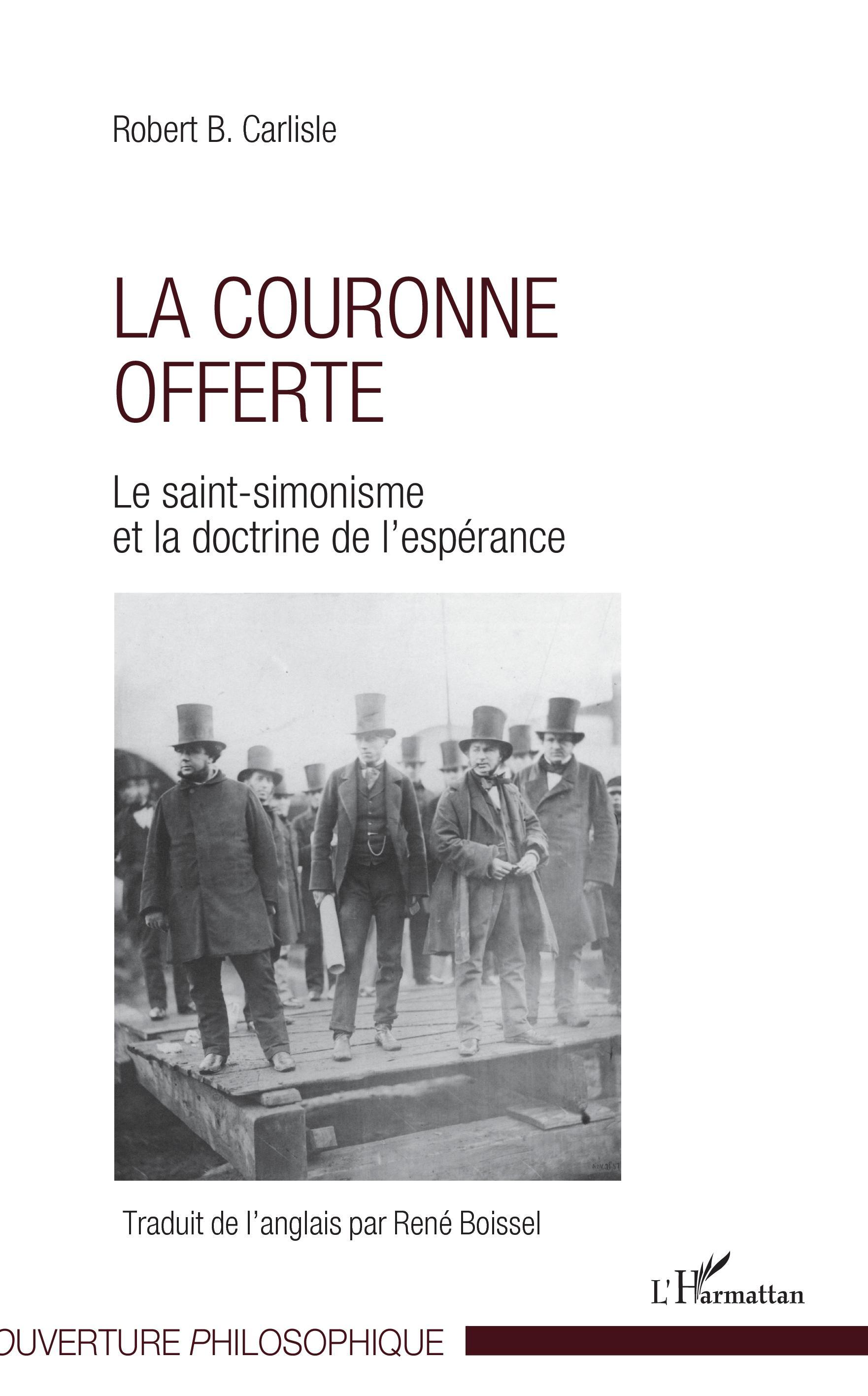 La couronne offerte, Le saint-simonisme et la doctrine de l'espérance (9782343083704-front-cover)