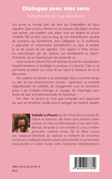 Dialogue avec mes sens, Polyphonie de mes émotions (9782343077819-back-cover)