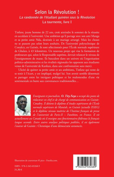 Selon la Révolution ! La randonnée de l'étudiant guinéen sous la Révolution, La tourmente, livre I (9782343032689-back-cover)