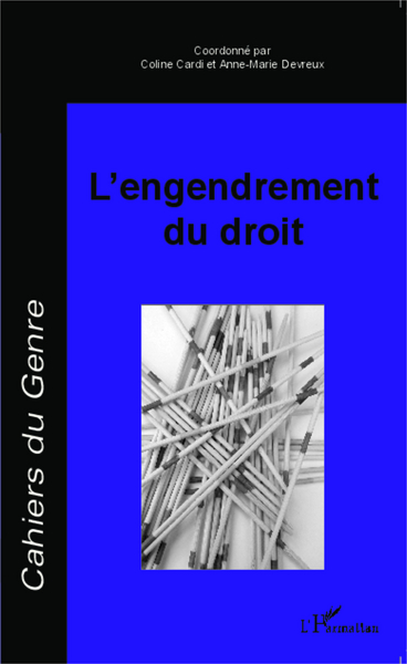 Cahiers du Genre, L'engendrement du droit (9782343049793-front-cover)