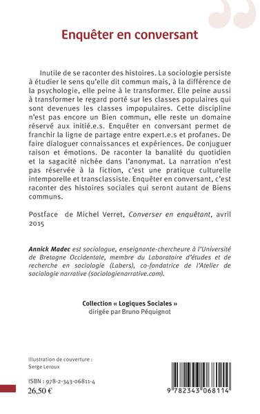 Enquêter en conversant (9782343068114-back-cover)