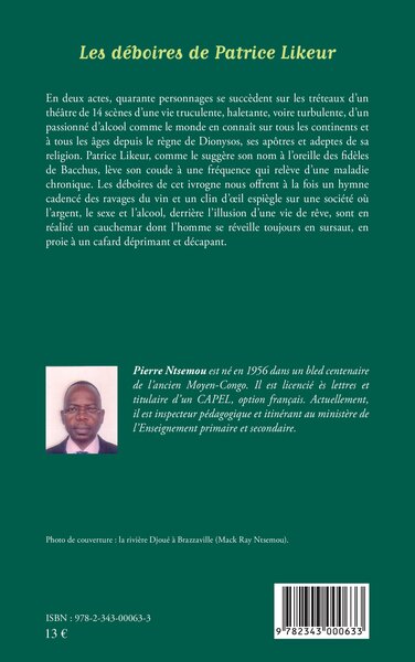 Les déboires de Patrice Likeur, Comédie (9782343000633-back-cover)