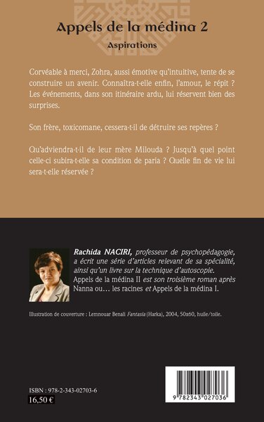 Appels de la médina, Tome 2 : Aspirations (9782343027036-back-cover)