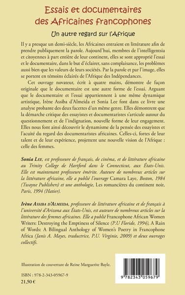 Essais et documentaires des Africaines francophones, Un autre regard sur l'Afrique (9782343059679-back-cover)