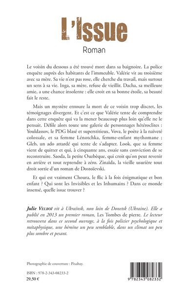 L'issue, Roman (9782343082332-back-cover)