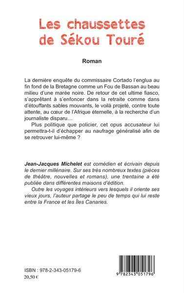 Les chaussettes de Sékou Touré, Roman (9782343051796-back-cover)