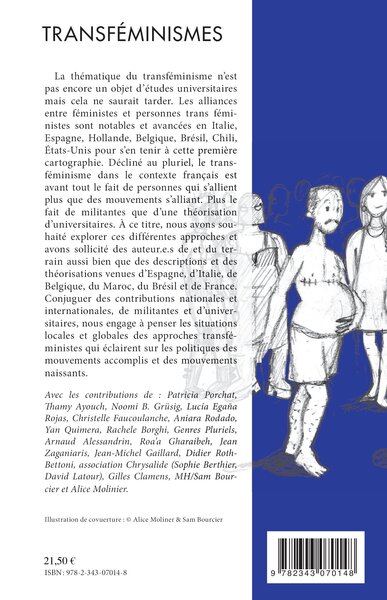 Transféminismes, Cahiers de la transidentité N° 5 (9782343070148-back-cover)