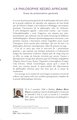 La philosophie négro-africaine, Essai de présentation générale (9782343076102-back-cover)