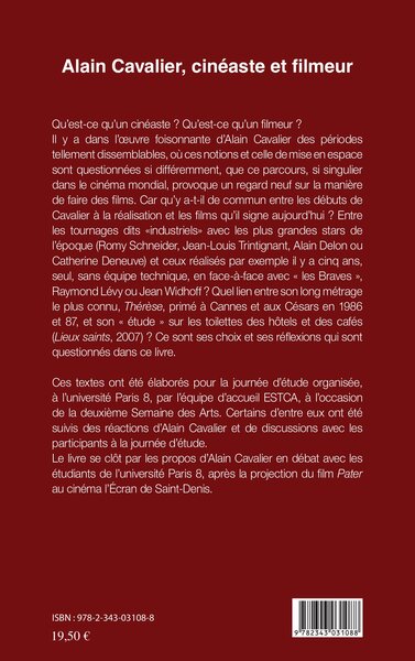 Alain Cavalier, cinéaste et filmeur (9782343031088-back-cover)