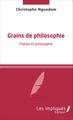 Grains de philosophie, Poésie et philosophie (9782343075266-front-cover)