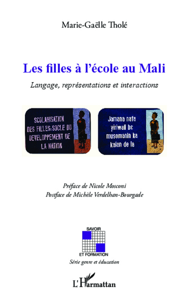 Les filles à l'école au Mali, Langage, représentations et interactions (9782343007137-front-cover)