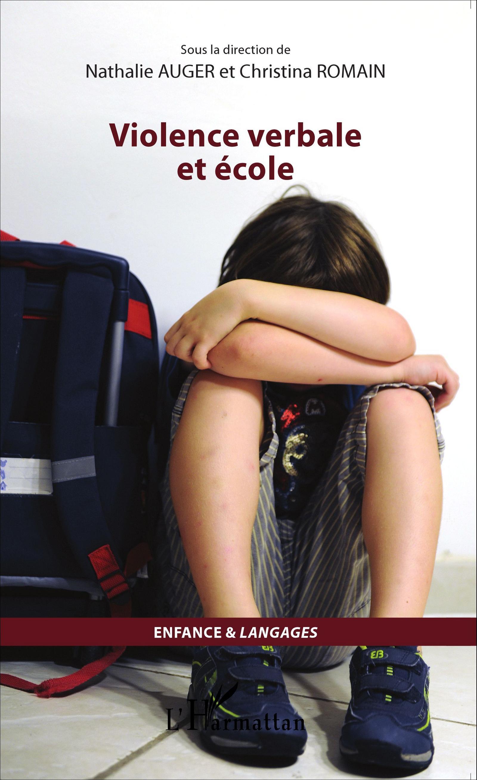 Violence verbale et école (9782343048413-front-cover)