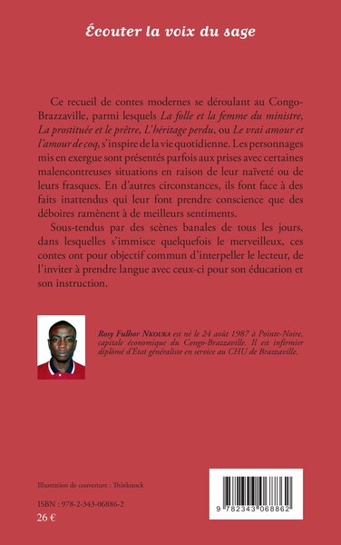 Ecouter la voix du sage, Contes du Congo-Brazzaville (9782343068862-back-cover)