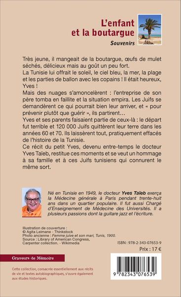 L'enfant et la boutargue, Souvenirs (9782343076539-back-cover)