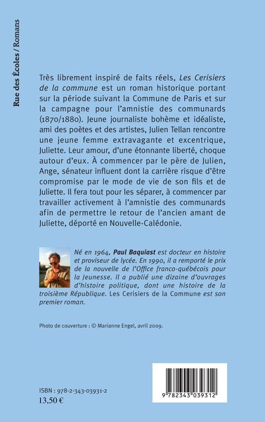 Les cerisiers de la Commune, Roman (9782343039312-back-cover)