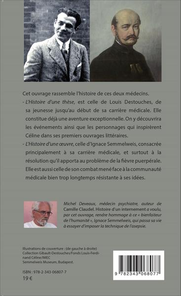 De Céline Histoire d'une thèse à Semmelweis Histoire d'une oeuvre (9782343068077-back-cover)