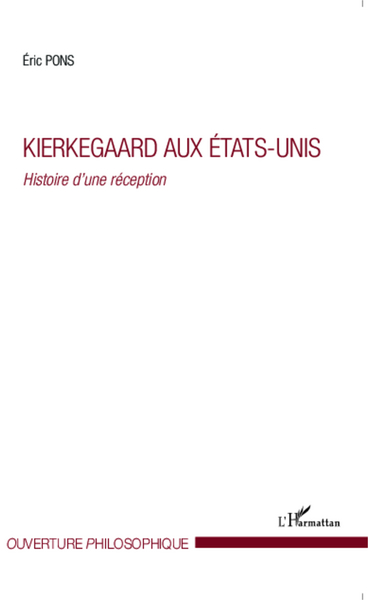 Kierkegaard aux États-Unis, Histoire d'une réception (9782343041490-front-cover)