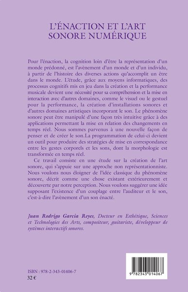 L'énaction et l'art sonore numérique (9782343014067-back-cover)