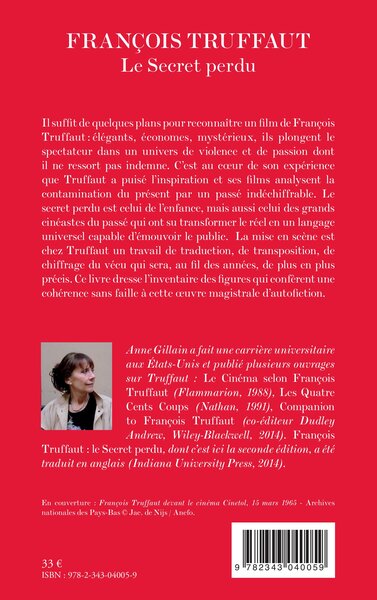 François Truffaut, Le Secret perdu (9782343040059-back-cover)