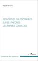 Recherches philosophiques sur les théories des formes complexes (9782343059686-front-cover)