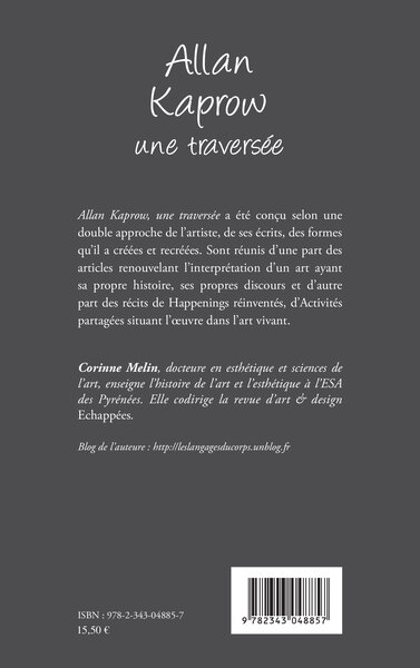 Allan Kaprow une traversée (9782343048857-back-cover)