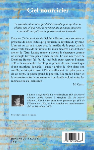 Ciel nourricier (9782343007663-back-cover)