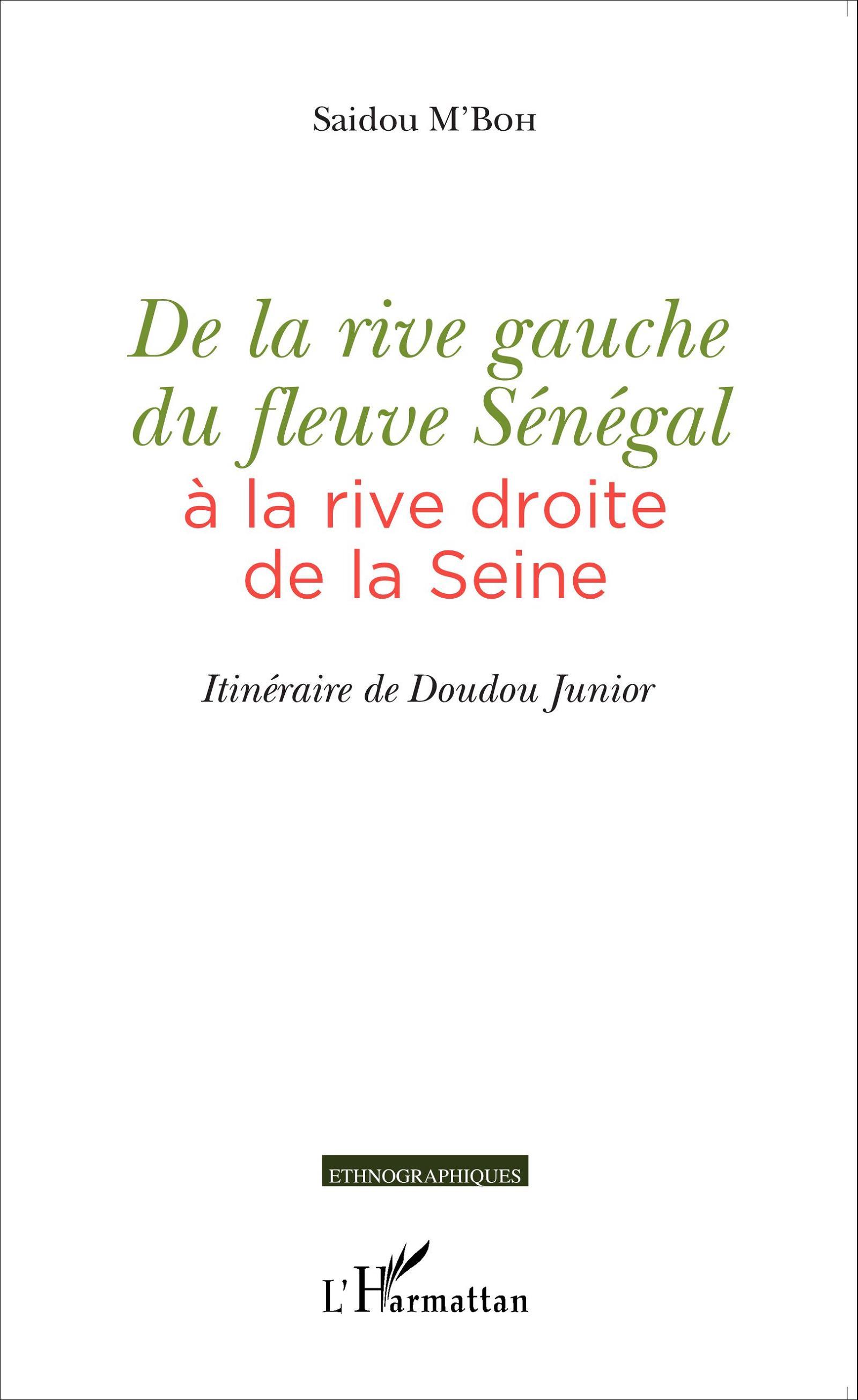 De la rive gauche du fleuve Sénégal à la rive droite de la Seine, Itinéraire de Doudou Junior (9782343064703-front-cover)